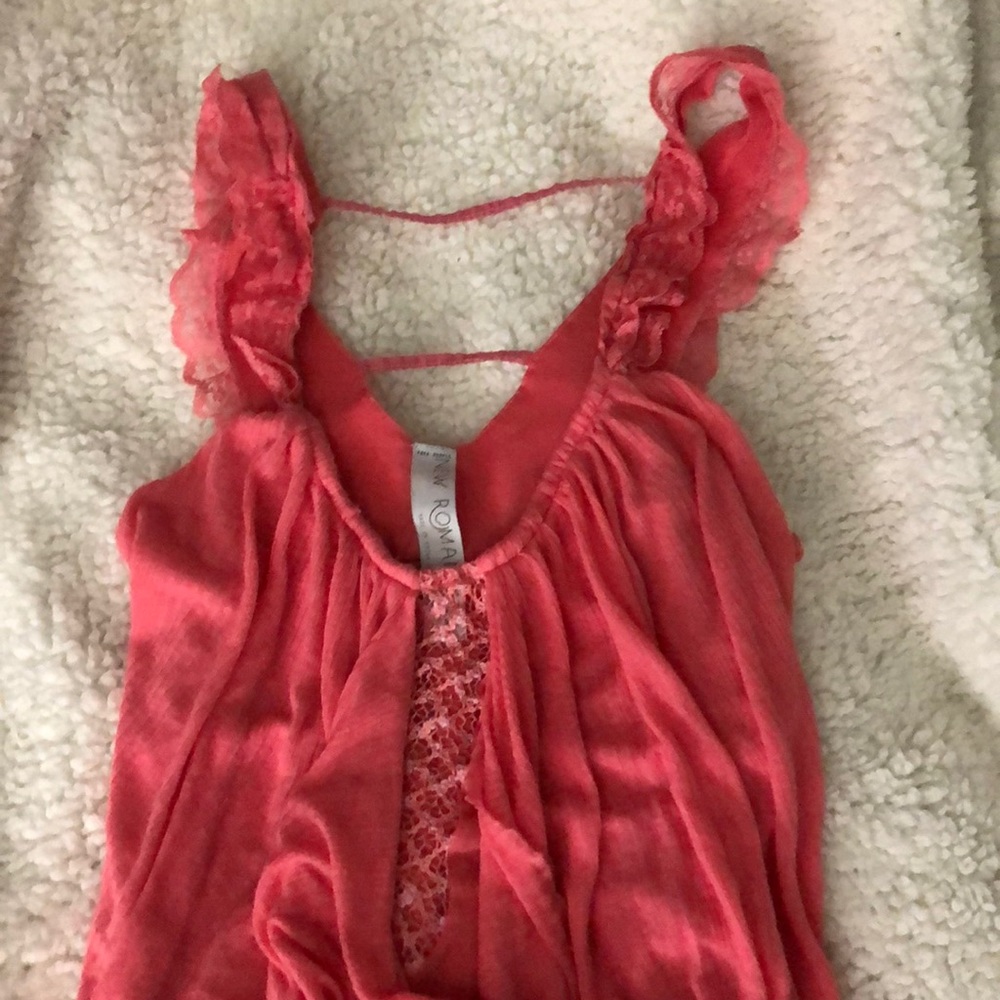 Free People Pink Fashion Tank XS - Picture 2 of 6